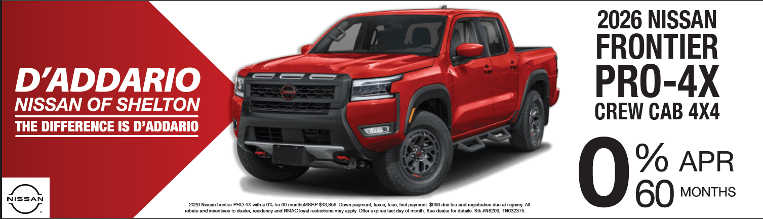 2026 Nissan Frontier Pro-4x Crew Cab 4x4