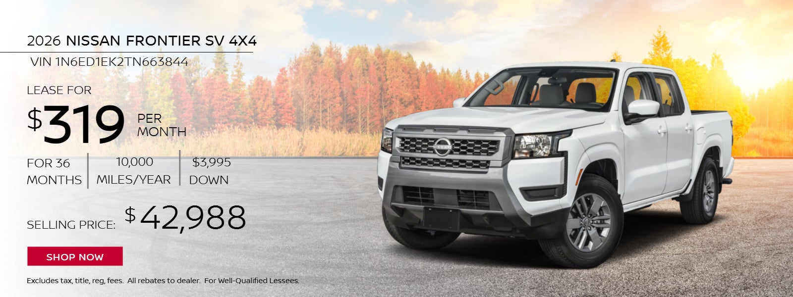 Gray 2026 Frontier Pro-4x on offer