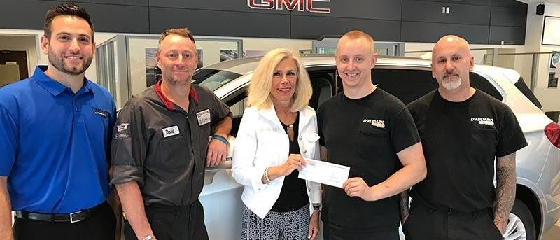 Lyn McCarthy, Executive Director of St. Vincent’s Medical Foundation and Team D’Addario